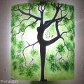 Applique murale verte décorée de l'arbre danseuse